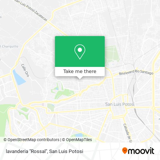 lavanderia "Rossal" map
