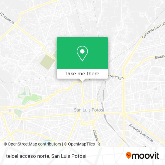 telcel acceso norte map