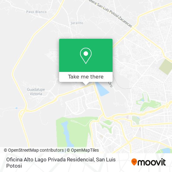 Oficina Alto Lago Privada Residencial map