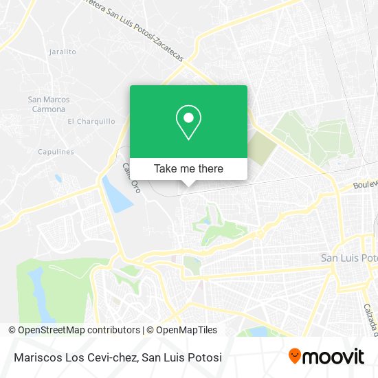 Mariscos Los Cevi-chez map
