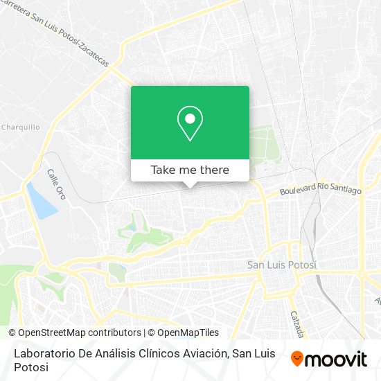 Mapa de Laboratorio De Análisis Clínicos Aviación