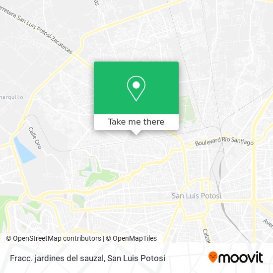 Mapa de Fracc. jardines del sauzal