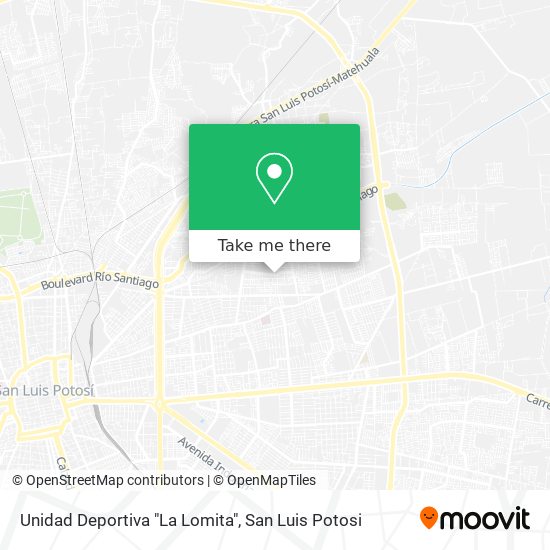 Unidad Deportiva "La Lomita" map