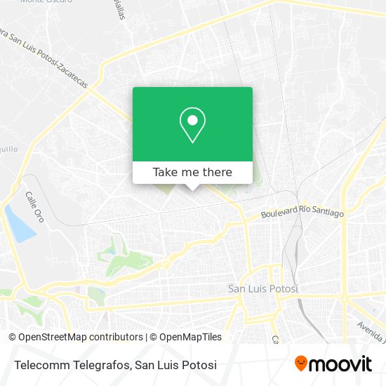 Telecomm Telegrafos map