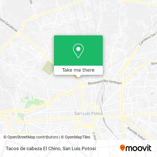 Tacos de cabeza El Chino map