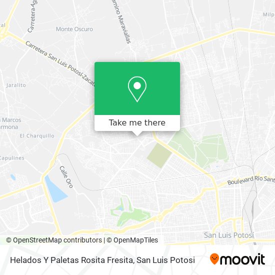 Helados Y Paletas Rosita Fresita map
