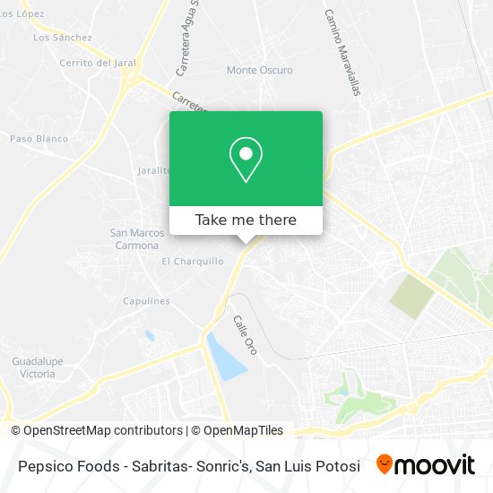 Pepsico Foods - Sabritas- Sonric's map