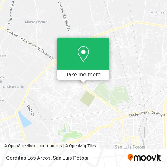 Gorditas Los Arcos map