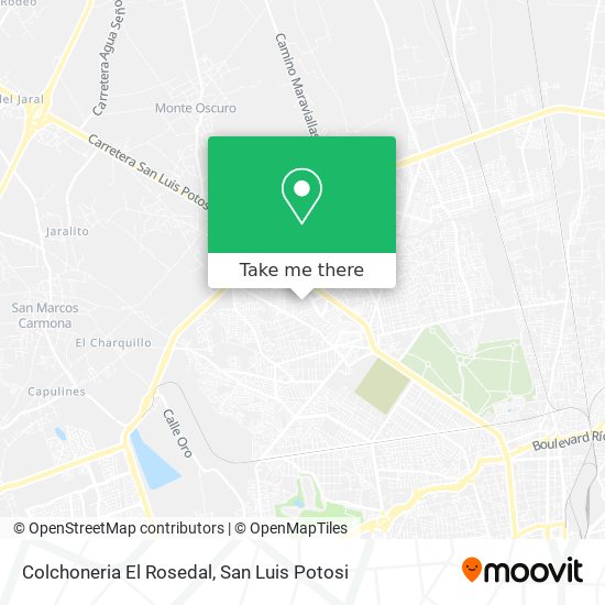 Colchoneria El Rosedal map