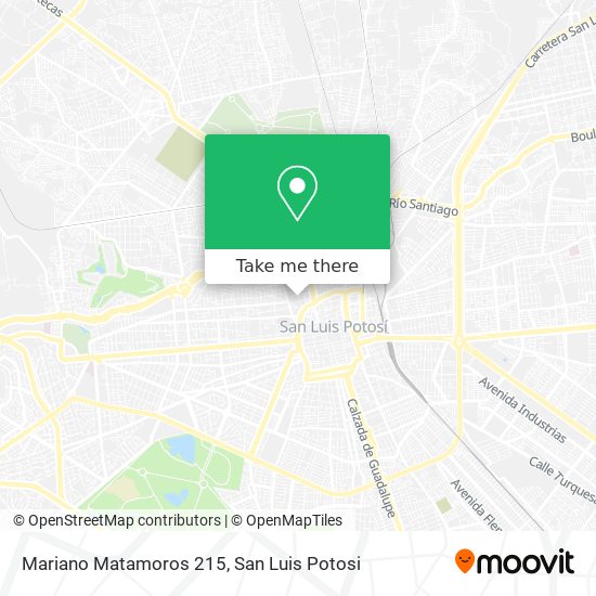 Mariano Matamoros 215 map
