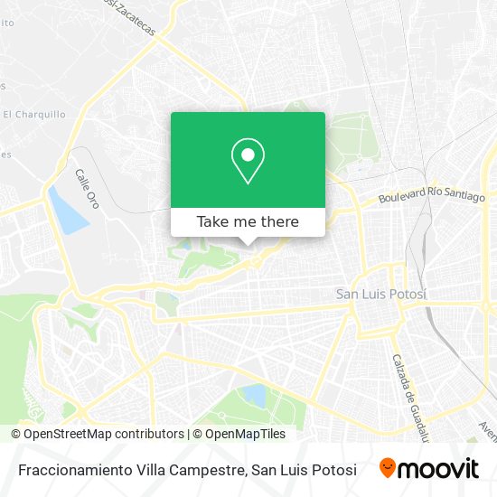 Fraccionamiento Villa Campestre map