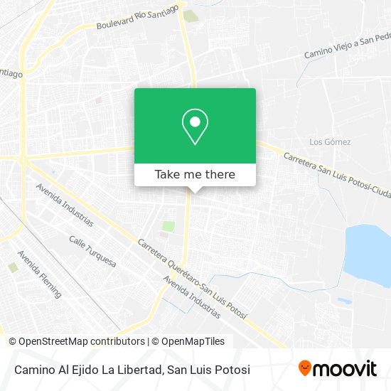 Mapa de Camino Al Ejido La Libertad