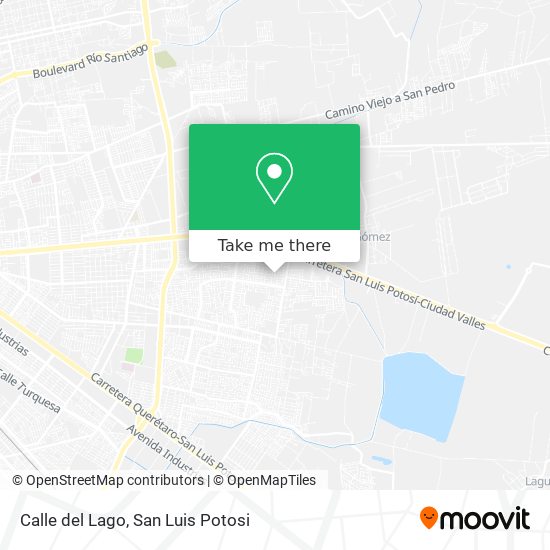 Mapa de Calle del Lago