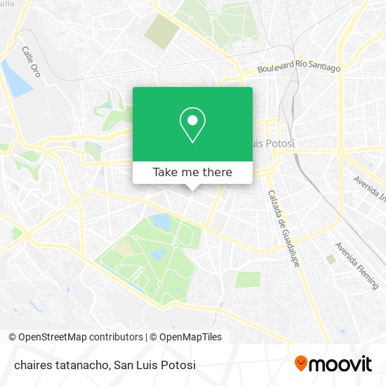 chaires tatanacho map