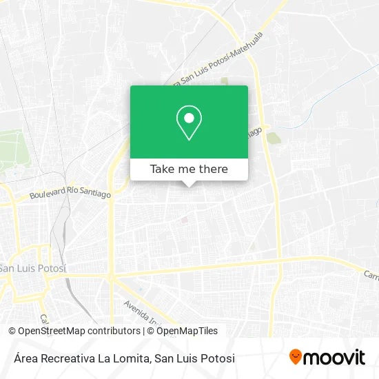 Mapa de Área Recreativa La Lomita