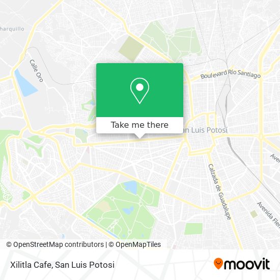 Xilitla Cafe map