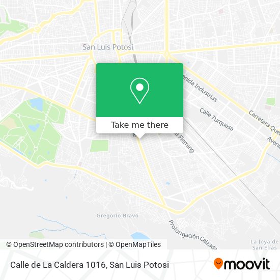 Calle de La Caldera 1016 map