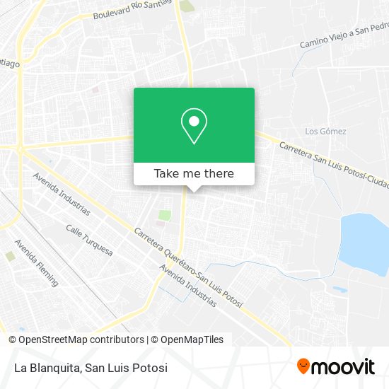 La Blanquita map