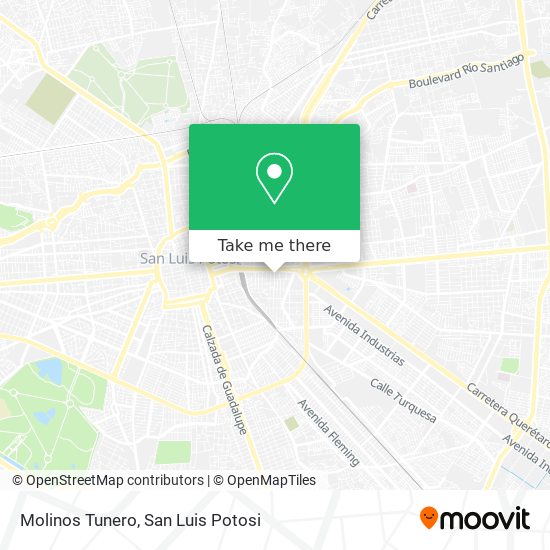 Molinos Tunero map