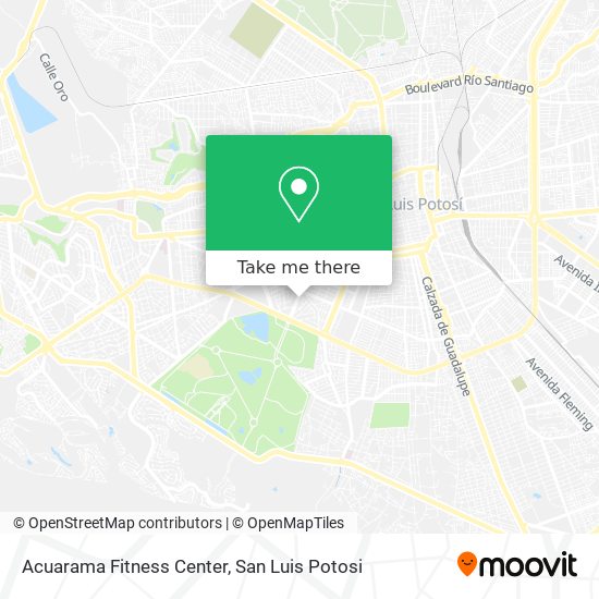 Acuarama Fitness Center map