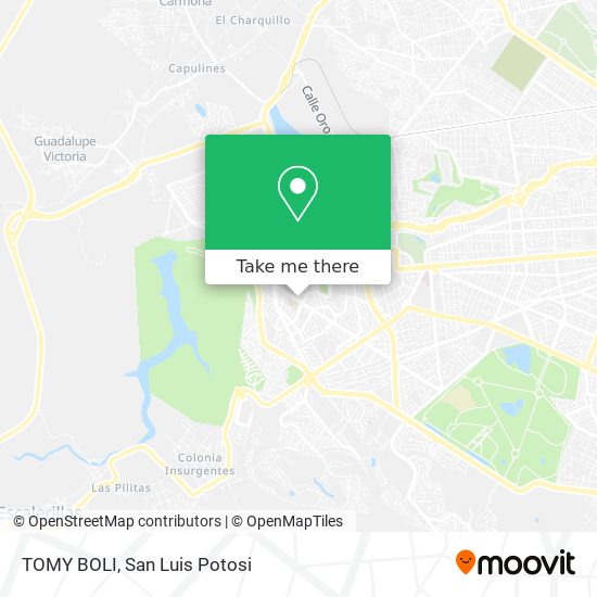 Mapa de TOMY BOLI