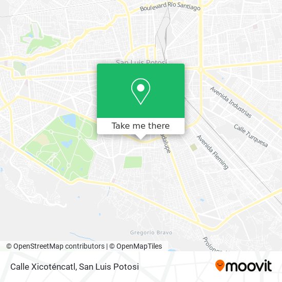 Calle Xicoténcatl map