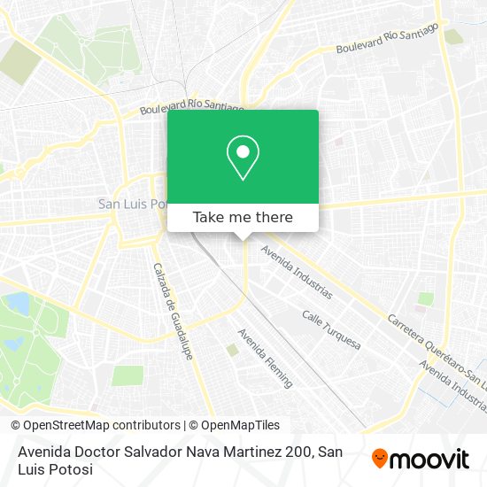 Avenida Doctor Salvador Nava Martinez 200 map