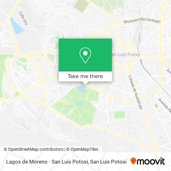 Lagos de Moreno - San Luis Potosí map