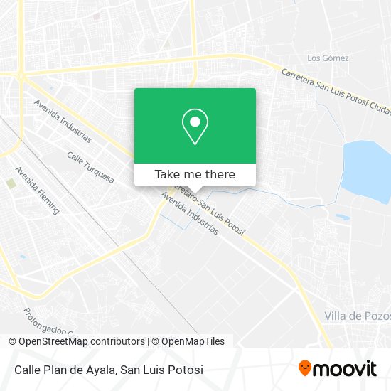 Mapa de Calle Plan de Ayala