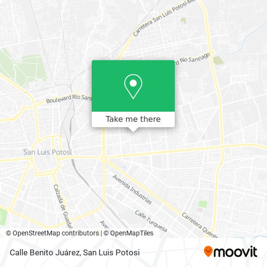 Mapa de Calle Benito Juárez