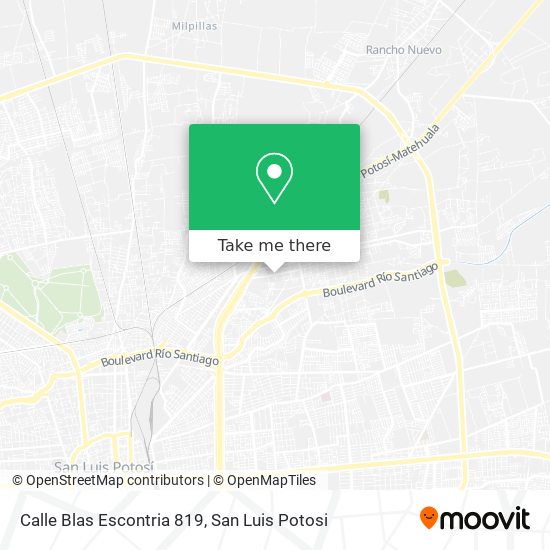 Calle Blas Escontria 819 map