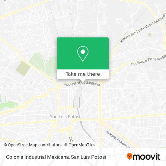 Mapa de Colonia Industrial Mexicana