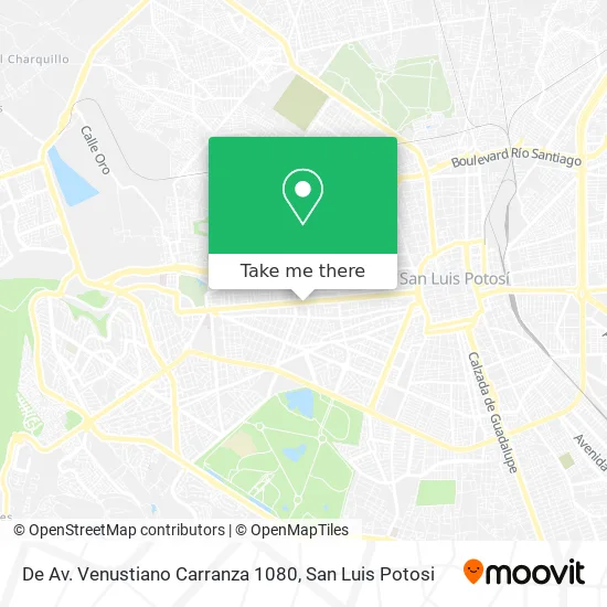 Mapa de De Av. Venustiano Carranza 1080