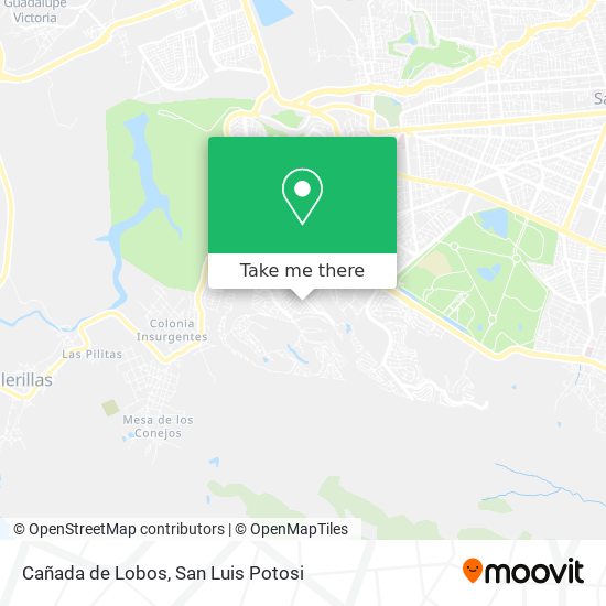 Mapa de Cañada de Lobos