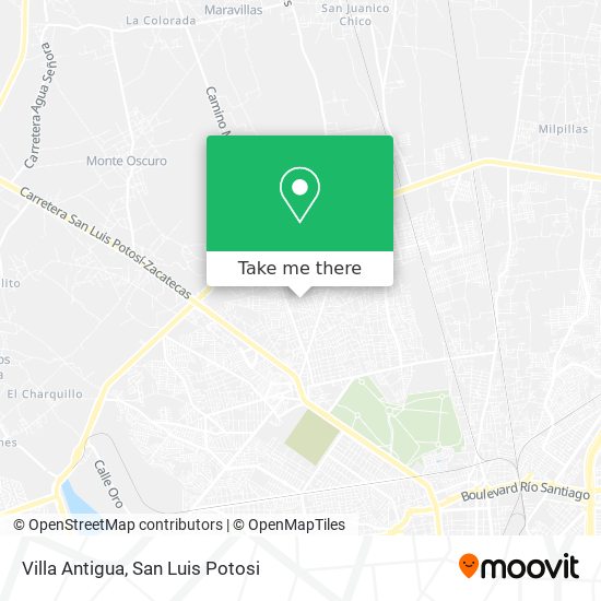 Villa Antigua map