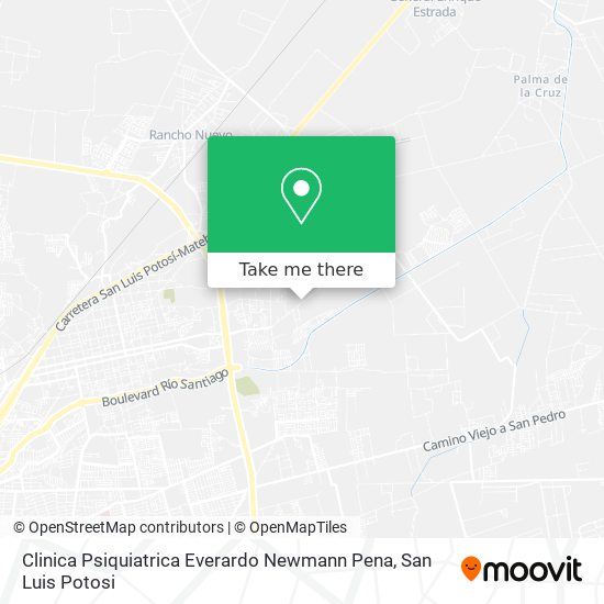 Mapa de Clinica Psiquiatrica Everardo Newmann Pena