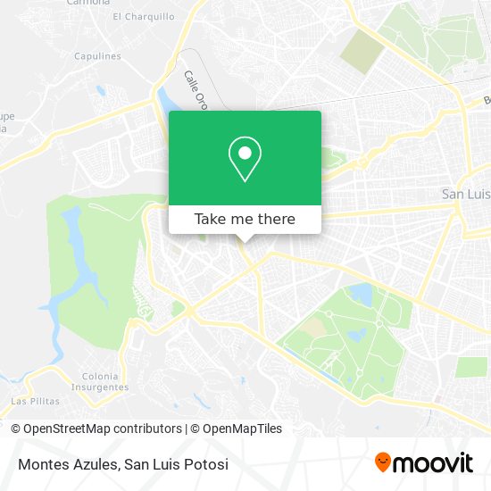 Mapa de Montes Azules
