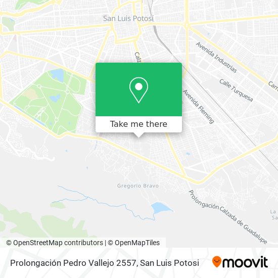 Prolongación Pedro Vallejo 2557 map