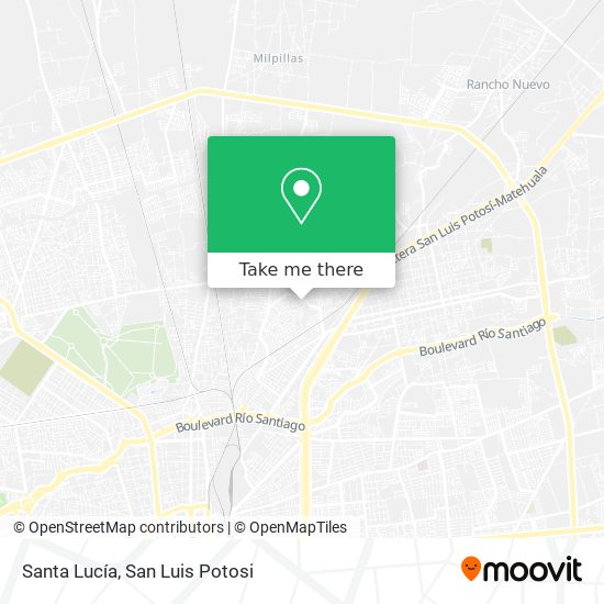Santa Lucía map
