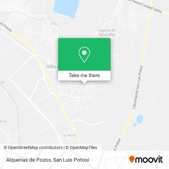 Alquerias de Pozos map