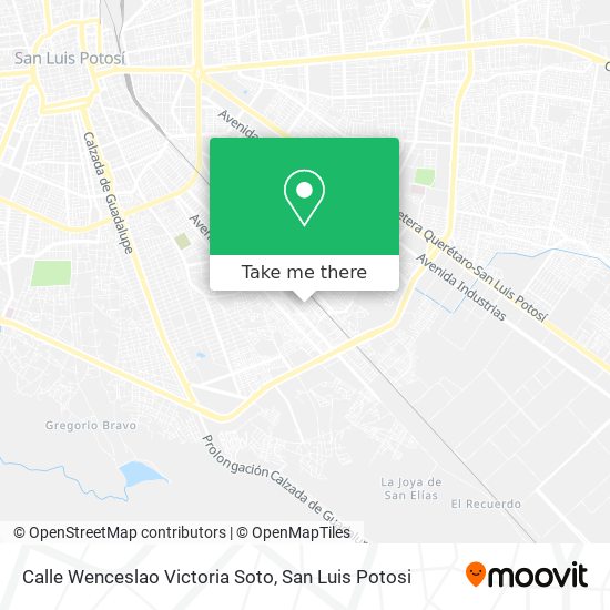 Mapa de Calle Wenceslao Victoria Soto