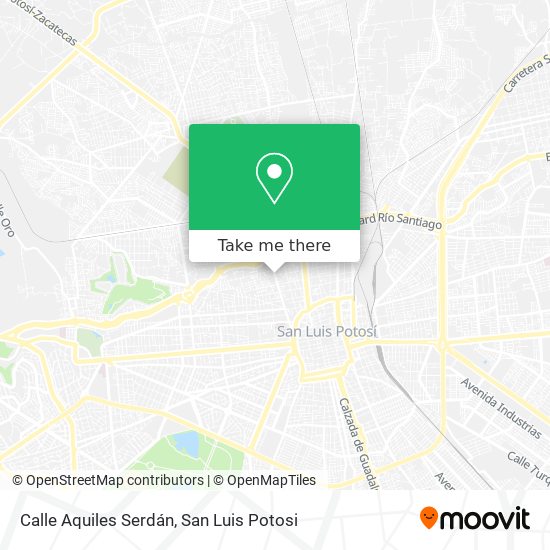 Calle Aquiles Serdán map