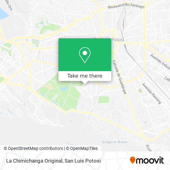 La Chimichanga Original map