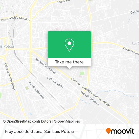 Fray José de Gauna map