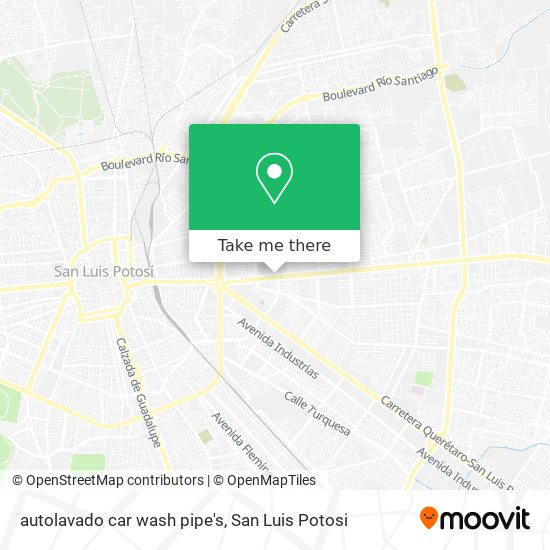 autolavado car wash pipe's map