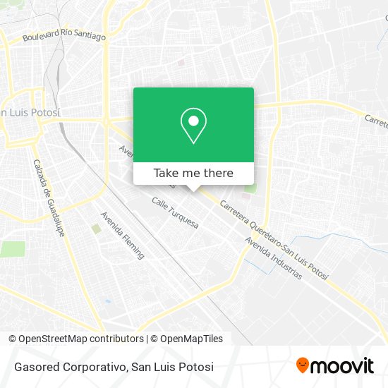 Gasored Corporativo map