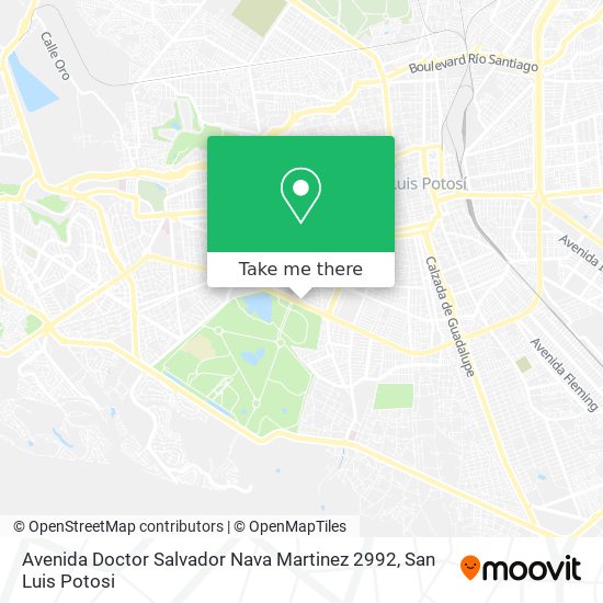 Avenida Doctor Salvador Nava Martinez 2992 map