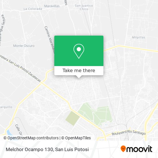 Melchor Ocampo 130 map