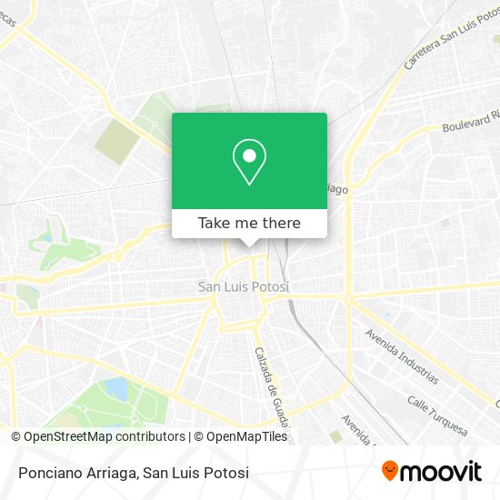 Ponciano Arriaga map