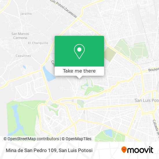Mapa de Mina de San Pedro 109